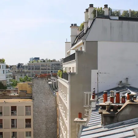 Bright Cocoon With View Of The Eiffel Tower
